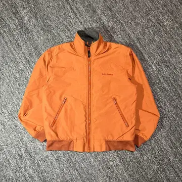 80s LLBean 웜업 자켓 나일론 오렌지 S