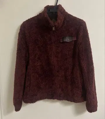 펜들턴 보아 자켓 스탠드 카라 블루종 체크 M