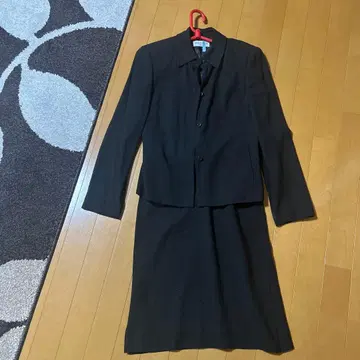 블랙 수트 셋업