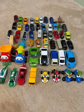 미니카 세트 (토미카, 기타 덤 등 자동차)