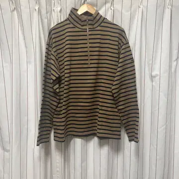 ORCIVAL 하프 지퍼 티셔츠 긴팔