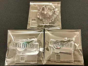 FF7 시리즈 로고 아크릴 스탠드 3종 세트