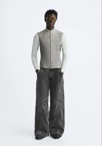 ZARA 라이더스 배기핏 데님 BAGGY FIT 와이드
