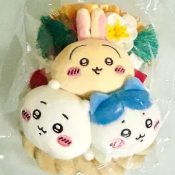 치이카와 (먼작귀) 볏짚 장식 봉제 인형