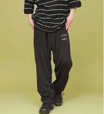 CITEN 트랙 저지 라인 팬츠 프리 남성용
