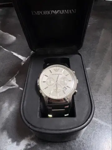 Emporio Armani 시계 실버