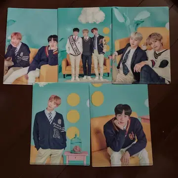 bts Happy Ever After 미니 클리어 파일 세트