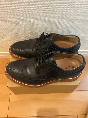 REGAL 윙팁 드레스 슈즈 23.5cm 네이비