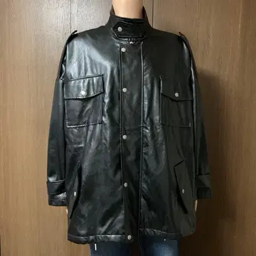 [ 구제 의류 ] govern 에코 가죽 오버 사이즈 자켓