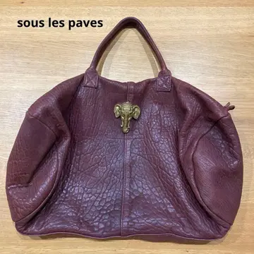 sous les paves 보스턴 백 보라색