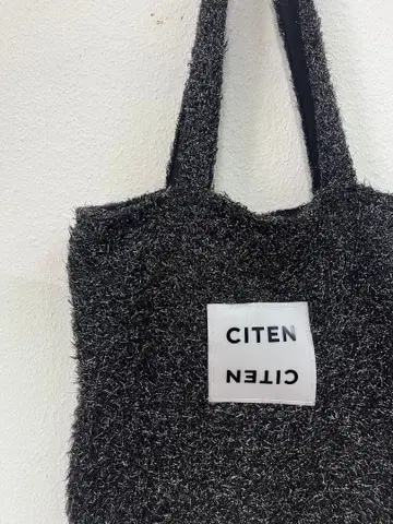 CITEN 토트백 블랙 키라키라