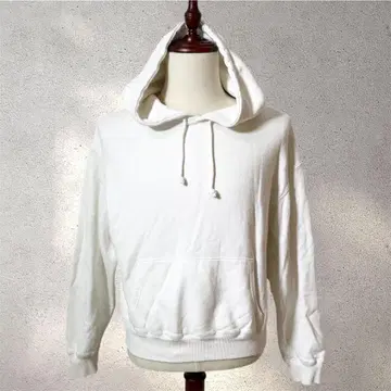 언그리드 후드티/화이트/놈코어/드로스트/후디/마프 포켓/긴팔