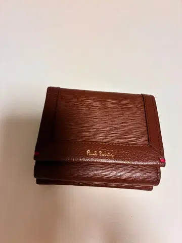 Paul Smith 패널 디테일 가마구치 3단 접이식 지갑
