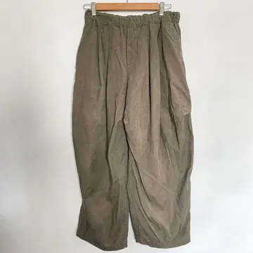 [미즈이로 인드] 코듀로이 와이드 카고 팬츠