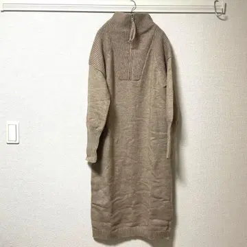 JUMELLE 지퍼 니트 원피스