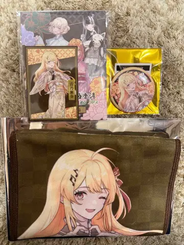 오토노세 카나 극락탕 타월 브로마이드 캔 배지