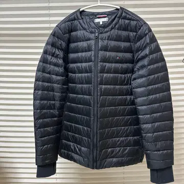 TOMMY HILFIGER 블랙 다운 자켓 사이즈 6