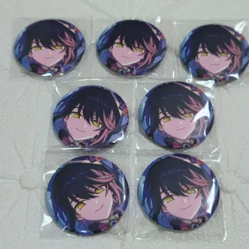 마호야쿠 캔뱃지 화이트 MwW3