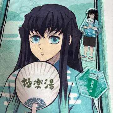 무이치로 극락탕 타월 아크릴 스탠드 세트