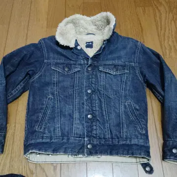 갭 데님 보아 자켓