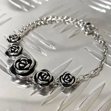 키헤이 로즈 실버 925 팔찌 체인 실버 c057