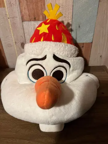 올라프 봉제 인형 팬캡