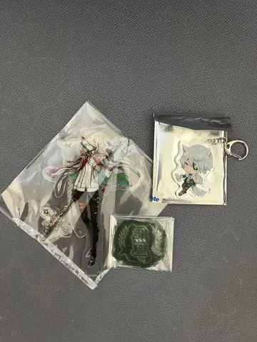 화이트 고양이 프로젝트 쥬다 차웅학원 아크릴 스탠드 키링 세트