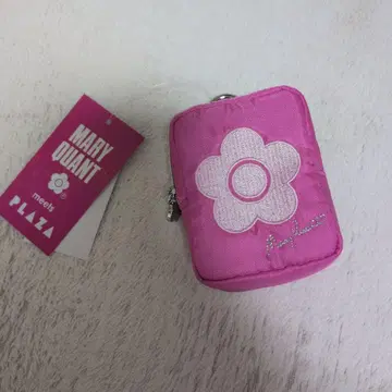 MARY QUANT 플라자 콜라보 파우치 택 포함 새상품