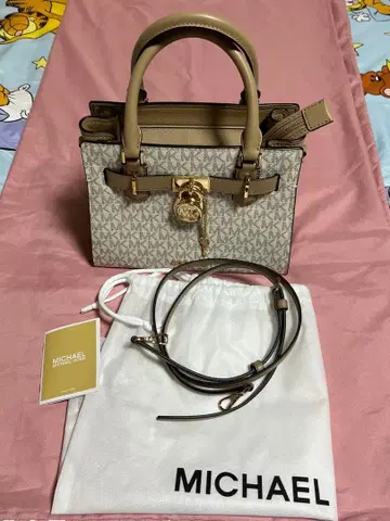MICHAEL KORS 숄더백 베이지/화이트