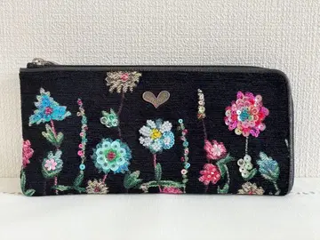 Think Bee 싱크비 플라워 비즈 L형 장지갑