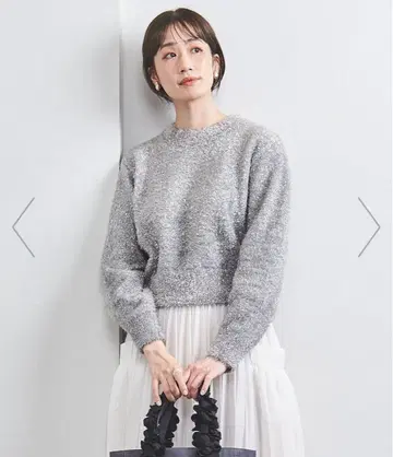 미사용 새상품 유나이티드 애로우즈 글리터 라메 니트