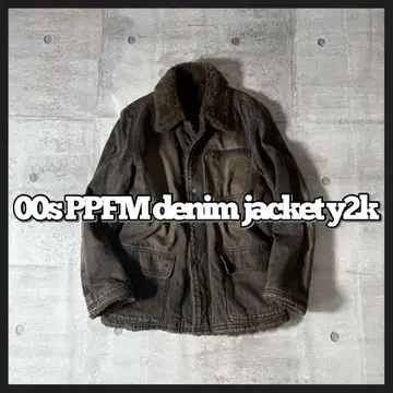 00s archive PPFM 데님 재킷 y2k 그런지