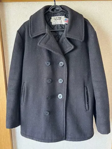 빈티지 schott P코트 U.S. 740N 42 블랙