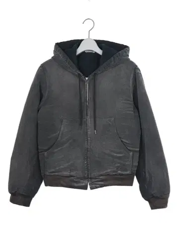 auralee 오가닉 코튼 덕 숏 지퍼 후드티 size 4