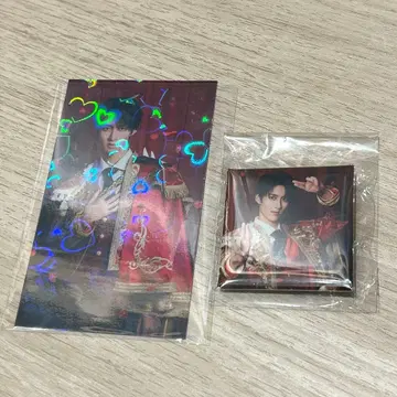 M!LK 소노 슌타 홀로그램 트레이딩 카드 캔뱃지