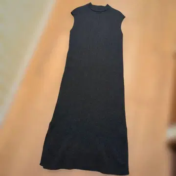 23구 빅 사이즈 리브 니트 원피스