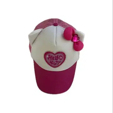 헬로키티 귀도리 모자 핑크