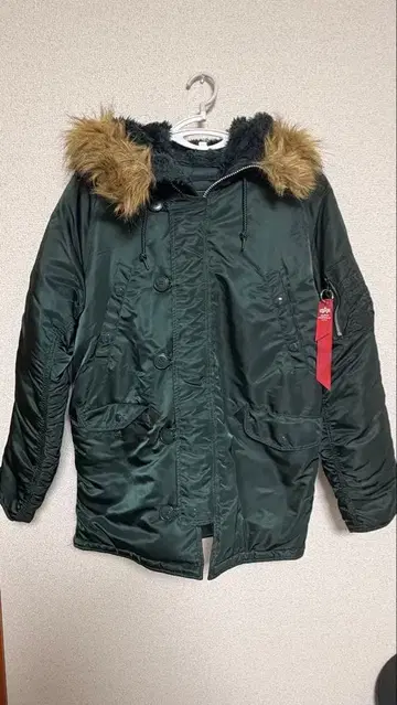 ALPHA INDUSTRIES 밀리터리 자켓 M 다크 그린