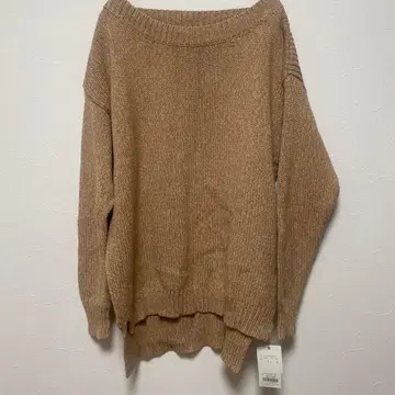 ungrid 베이지 니트 스웨터