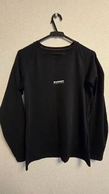 MAMMUT QD 로고 프린트 롱 슬리브 셔츠