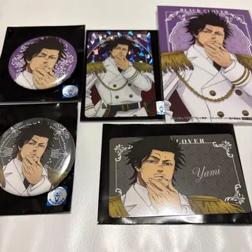 블랙클로버 점페스 캔뱃지 특전 컬렉션 카드 야미