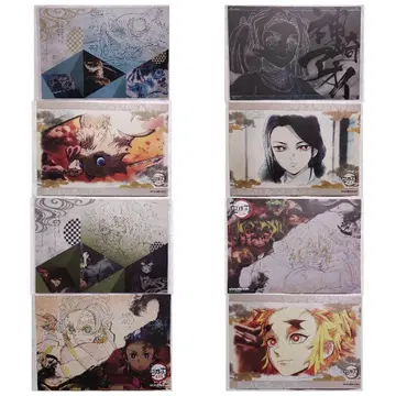 귀멸의 칼날 ufotable cafe 다이닝 런치 매트 8매 세트