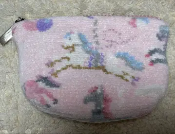 Loverary by Feiler 유니콘 패턴 파우치 핑크