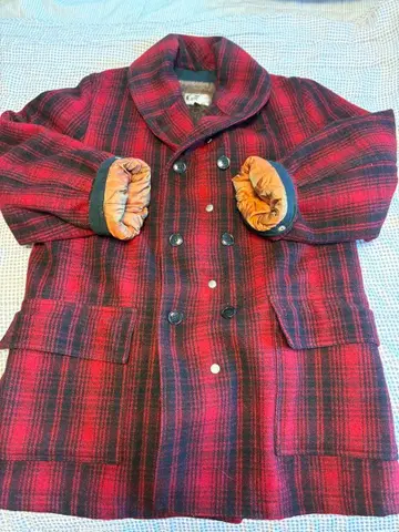 체크 무늬 코트