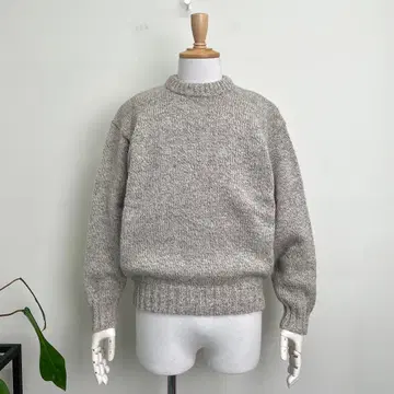 80s 90s WILD BURDEN 울 멜란지 니트 스웨터