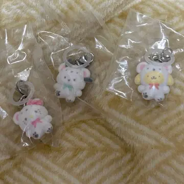 산리오 포근포근 스노우 마커 액세서리 키티 포차코 푸딩