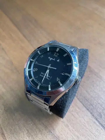 가격 인하 agnes b 솔라 전파 시계