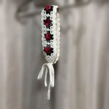 헤어밴드 화이트 컬러 꽃 모티브 merry jenny