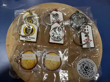 미치노에키 마에바시 아카기 러버 키링 x 6 아크릴 키링 x 3 세트