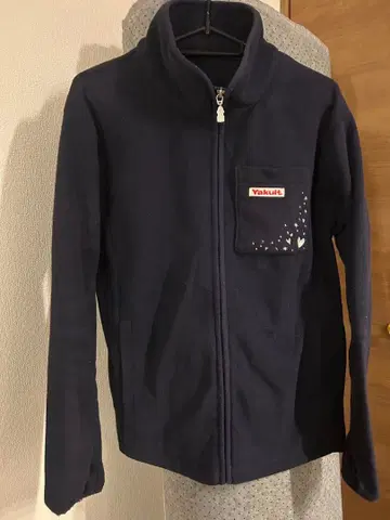 야쿠르트 플리스 자켓 M 네이비